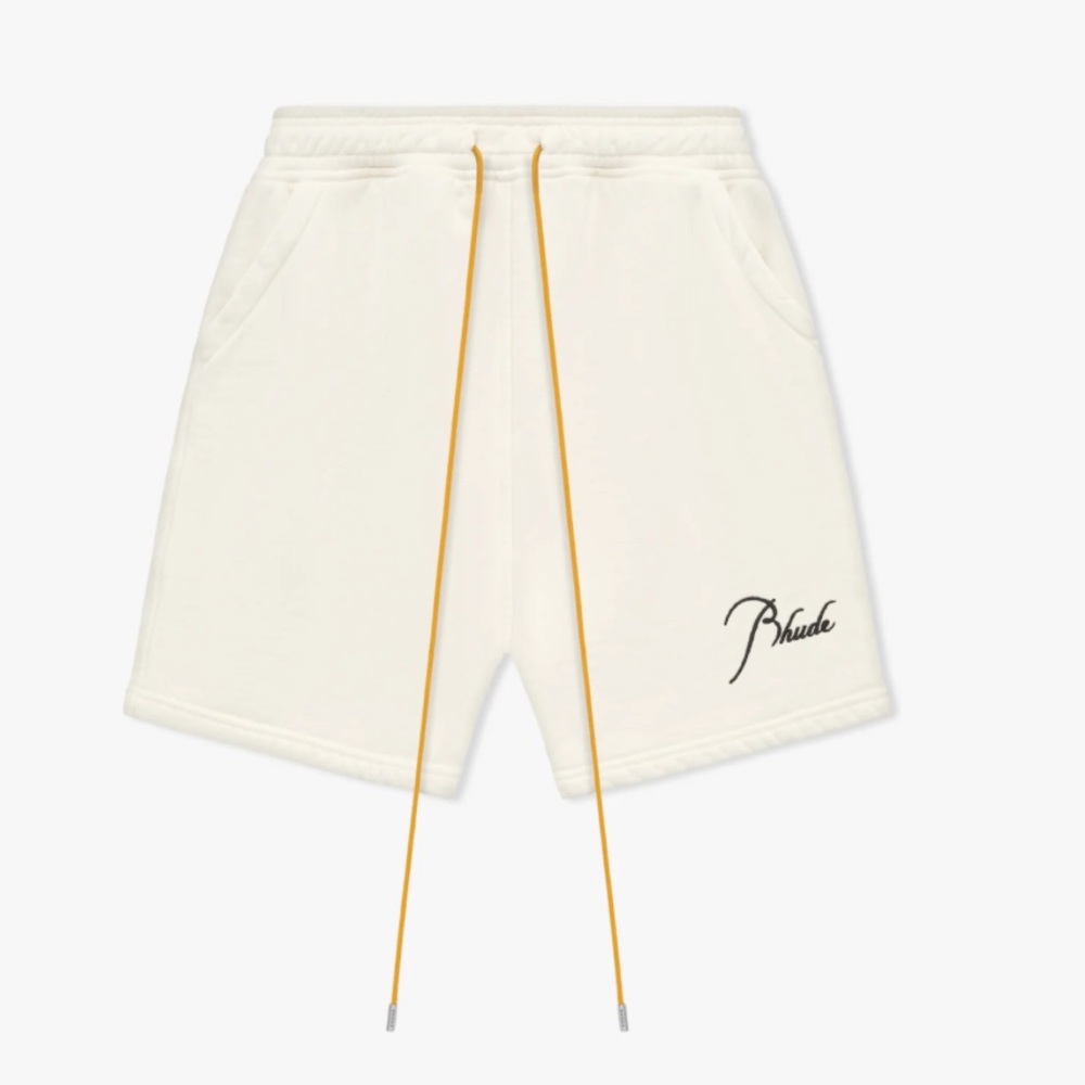 Brand New Rhude SWEAT SHORTS with tags. Cream color Perfect conditions & fast 📦